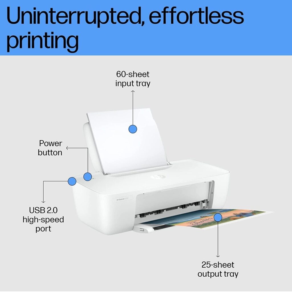 HP DeskJet 1212 Inkjet Printer